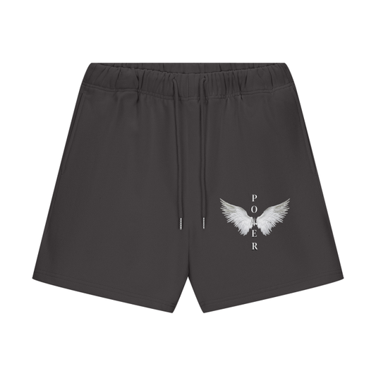 Streetwear Loose Fit Shorts - Angel Collection (Charcoal)