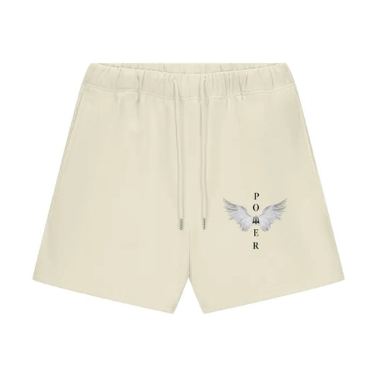 Streetwear Loose Fit Shorts - Angel Collection (Cream)