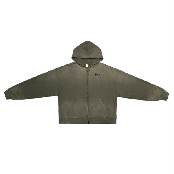 Apocalyptic Full Zip Hoodie - Apocalyptic Collection (Green)