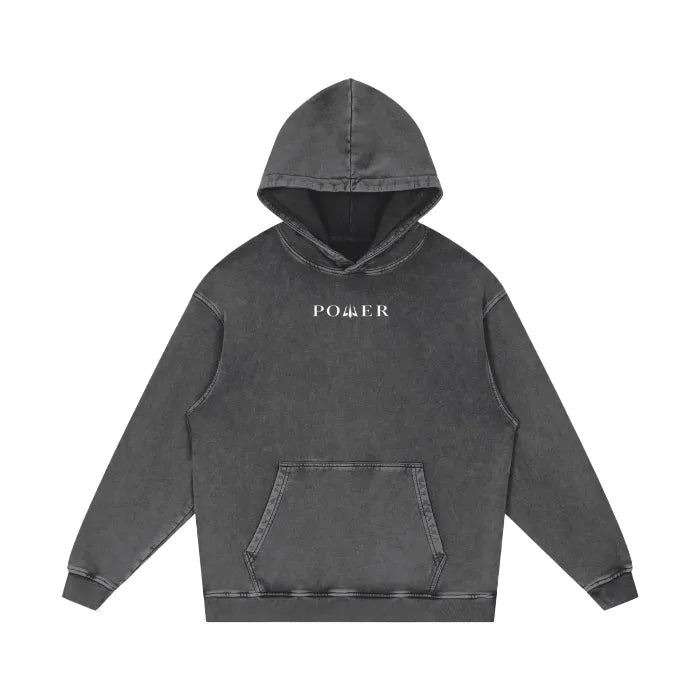 Acid Wash Oversize Hoodie - Dove Collection (Dark Gray)